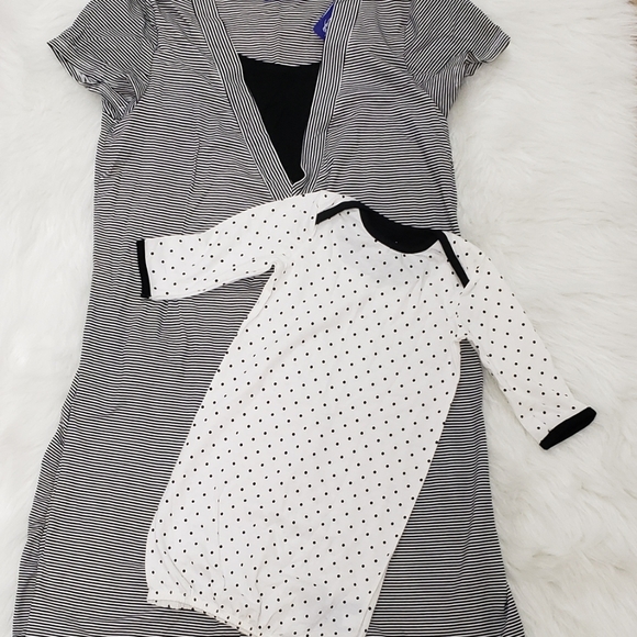 Mother Baby Pajamas Set Nursing/ Maternity - Picture 5 of 5